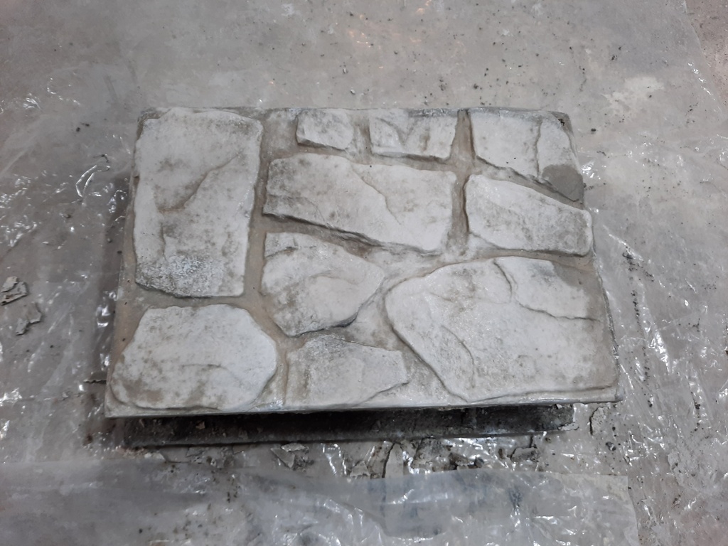 سنگ مصنوعی نما دیوار طرح موج