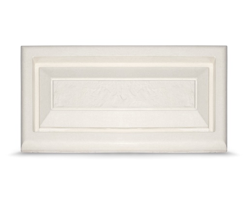 سنگ نمای مهندسی شده مدل "پِلویا" رنگ "سفید"